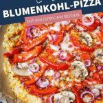 Blumenkohl-Pizza Zubereitung