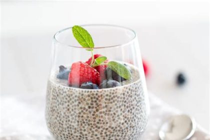 Chia-Pudding mit Beeren Zubereitung