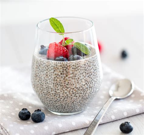 Chia-Pudding mit Beeren Zubereitung