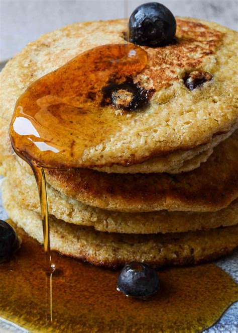 Schritte Zur Zubereitung Von Fluffigen Haferflocken-Pancakes